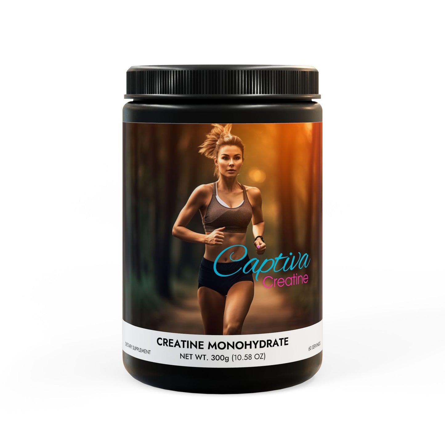 Captiva Creatine Monohydrate Supplement (300g, 10.58oz)